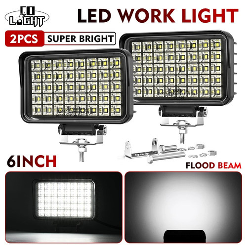 Led arbeitsscheinwerfer - 2x, 6"